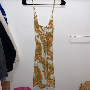 70s patterned sundress